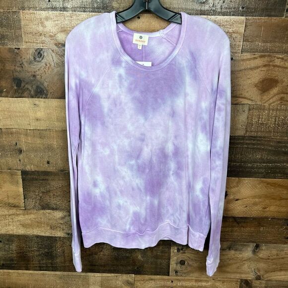 Sundry Sweatshirt Lilac White Tie Dye Size 1 Small for this brand - Picture 10 of 10